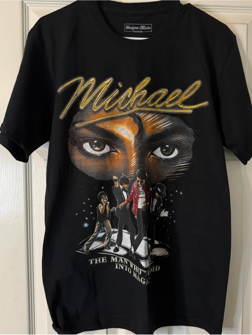 Michael Graphic Black Short-Sleeve Tee